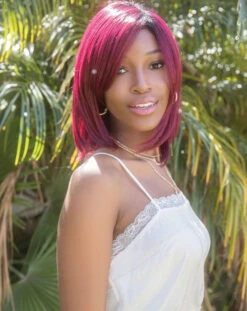 Sassy Wig By Rene Of Paris | Heat Friendly Synthetic 32 Sassy Wig By Rene Of Paris | Heat Friendly Synthetic -Personalized Fake Store 411 Sassy Plum Dandy 1