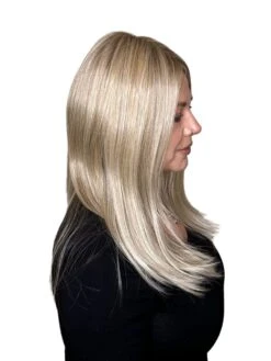 Attract Mono Wig By Ellen Wille | Double Mono Top -Personalized Fake Store AtrractMono EW ChampagneRooted Side