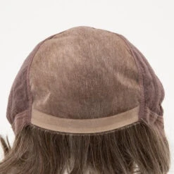 Aubrey Wig By Envy | Mono Top | Human Hair Blend -Personalized Fake Store AubreyFront DarkGrey