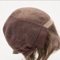 Aubrey Wig By Envy | Mono Top | Human Hair Blend -Personalized Fake Store AubreySide DarkGrey