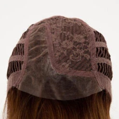 Ava Wig By Envy | Mono Part | Human Hair | Synthetic Blend -Personalized Fake Store AvaFront CreamedCoffee