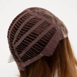 Ava Wig By Envy | Mono Part | Human Hair | Synthetic Blend -Personalized Fake Store AvaSide CreamedCoffee