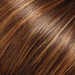 EasiPart Topper French 18" | Remy Human Hair -Personalized Fake Store BROWN WITH LITE RED GOLD BLONDE HIGHLIGHTS TIPS 6F27 145fb523 891e 4276 9358 7b9b7c0d63a8