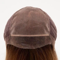 Chelsea Wig By Envy | Mono Top | Human Hair | Synthetic Blend -Personalized Fake Store ChelseaFrontCreamedCoffee