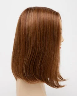 Chelsea Wig By Envy | Mono Top | Human Hair | Synthetic Blend -Personalized Fake Store ChelseaRightSide CreamedCoffee