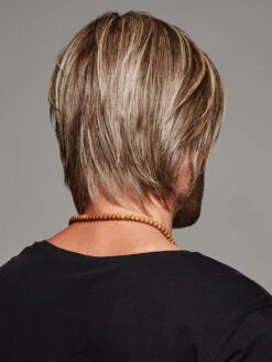 Daring Men's Wig By HIM | Mono Part -Personalized Fake Store Daring Back