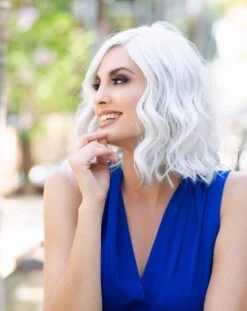 Emma Wig By Envy | Mono Part | Human Hair | Synthetic Blend -Personalized Fake Store Emma LS4