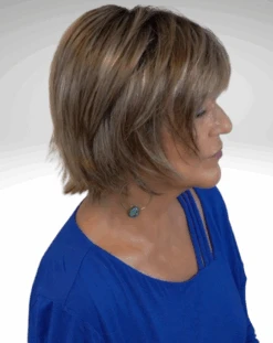 Delaney Wig By Envy | Mono Top -Personalized Fake Store EnvyDelaneyHoneyBreezeSide