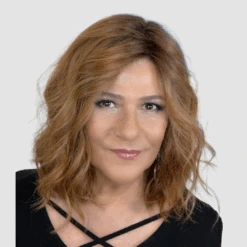 Emma Wig By Envy | Mono Part | Human Hair | Synthetic Blend -Personalized Fake Store Envy Emma CreamedCoffee EnvyHair