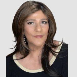 Erica Wig By Envy | Mono Top | Human Hair | Synthetic Blend -Personalized Fake Store Envy Erika Amaretto Cream1