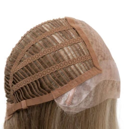 Erica Wig By Envy | Mono Top | Human Hair | Synthetic Blend -Personalized Fake Store EricaSide GingerCream