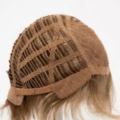 Flame Wig By Envy | Mono Crown | Human Hair | Synthetic Blend -Personalized Fake Store FlameSide DarkBlonde