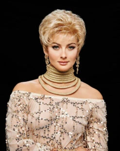 Acclaim Wig By Gabor | Large Cap -Personalized Fake Store GB Acclaim GoldenAnniversary Model Editorial3 0035e570 a130 472a 9afe eb30c9a2e9a5