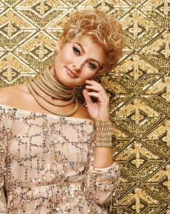 Acclaim Wig By Gabor | Large Cap -Personalized Fake Store GB Acclaim GoldenAnniversary Model Front3 d3a25eb3 4ee6 42a4 95a5 5b2be72cdada