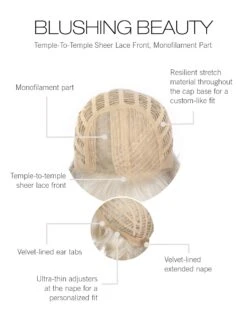 Blushing Beauty Wig By Gabor | Mono Part 34 Blushing Beauty Wig By Gabor | Mono Part -Personalized Fake Store GB BlushingBeauty Cap