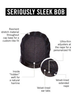 Seriously Sleek Bob Wig By Hairdo -Personalized Fake Store HD SeriouslySleekBob CapConstruction