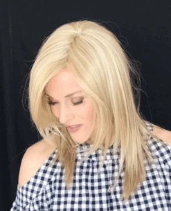 Ava Wig By Envy | Mono Part | Human Hair | Synthetic Blend -Personalized Fake Store IMG 1312