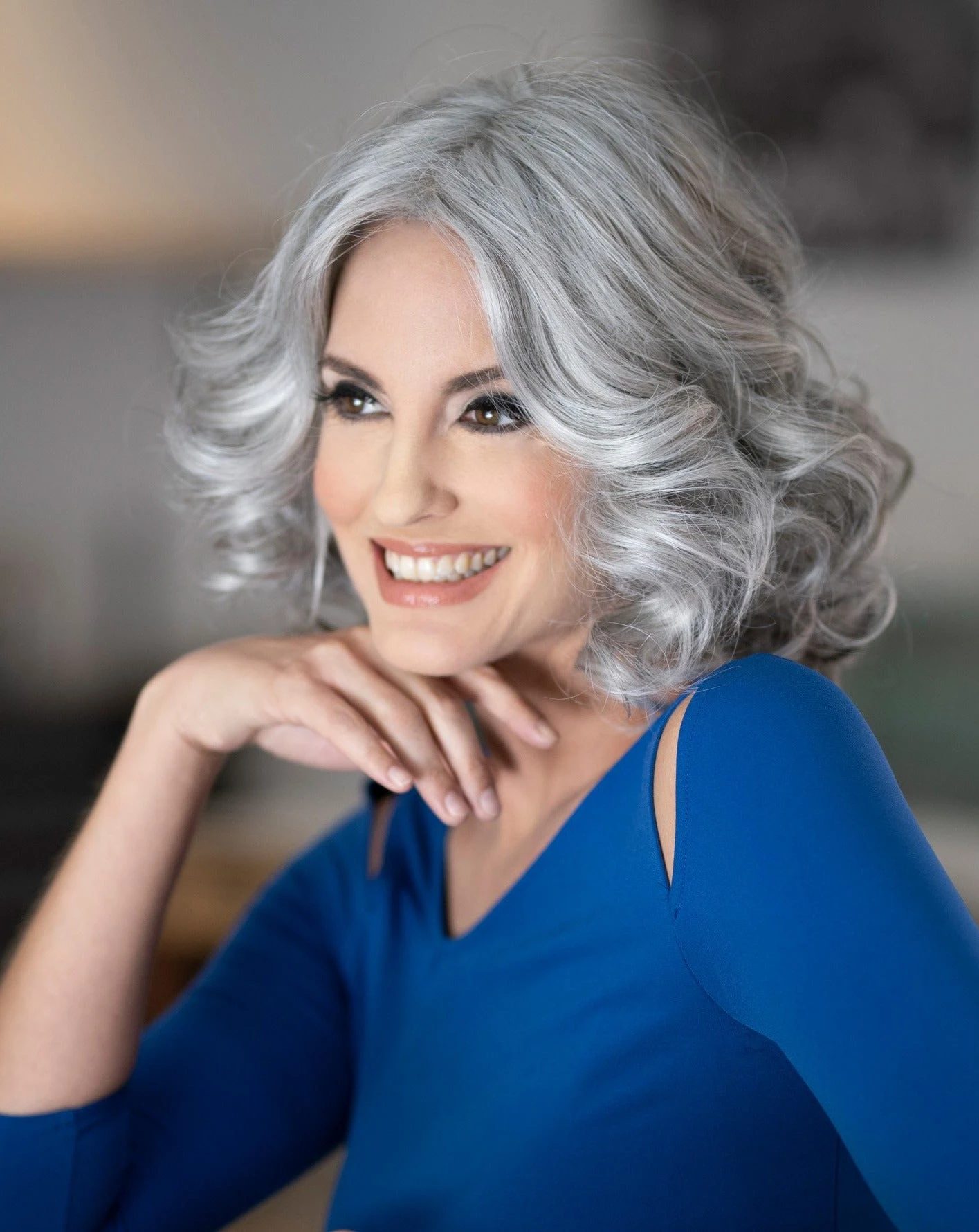 Isabella Wig By Envy | Mono Top | Human Hair | Synthetic Blend 9 Isabella Wig By Envy | Mono Top | Human Hair | Synthetic Blend - Image 9