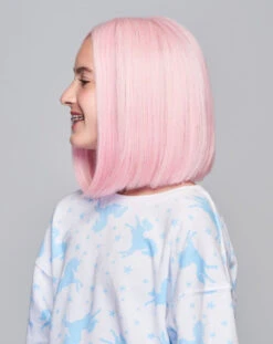 Sweetly Pink Children's Wig By Hairdo -Personalized Fake Store KIDZ SweetlyPink Model2 Side2