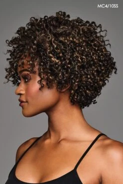 Aniyah Wig By Kim Kimble | Heat-Friendly Synthetic -Personalized Fake Store KK Aniyah Model2 Side1