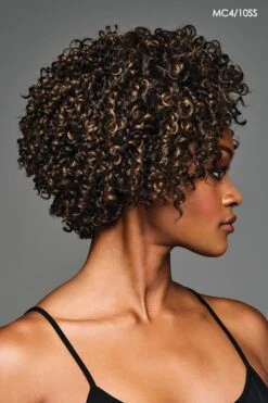 Aniyah Wig By Kim Kimble | Heat-Friendly Synthetic -Personalized Fake Store KK Aniyah Model2 Side2