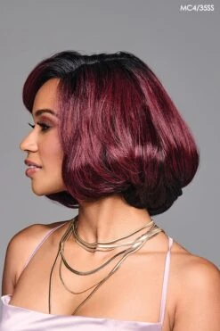 Kiara Wig By Kim Kimble | Heat-Friendly Synthetic 21 Kiara Wig By Kim Kimble | Heat-Friendly Synthetic -Personalized Fake Store KK Kiara Model Side1