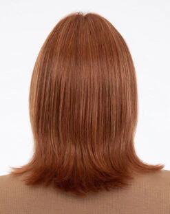 Lisa Wig By Envy | Human Hair/Synthetic Blend -Personalized Fake Store Lisa LighterRed Back
