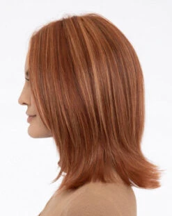 Lisa Wig By Envy | Human Hair/Synthetic Blend -Personalized Fake Store Lisa LighterRed LS