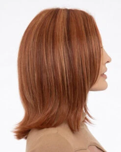 Lisa Wig By Envy | Human Hair/Synthetic Blend -Personalized Fake Store Lisa LighterRed RS