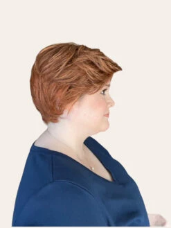 Paula Wig By Envy | Human Hair/Synthetic Blend 38 Paula Wig By Envy | Human Hair/Synthetic Blend -Personalized Fake Store Paula Envy LighterRed Right