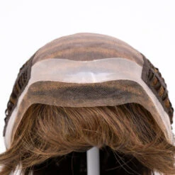 Paula Wig By Envy | Human Hair/Synthetic Blend 30 Paula Wig By Envy | Human Hair/Synthetic Blend -Personalized Fake Store Paula Front ChocolateCaramel