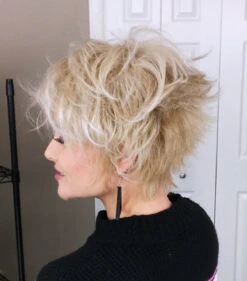 Flame Wig By Envy | Mono Crown | Human Hair | Synthetic Blend -Personalized Fake Store PhotoJan02 22716PM