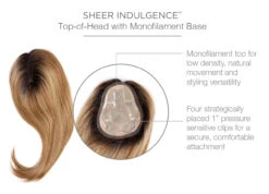 Go All Out 16" Topper By Raquel Welch -Personalized Fake Store RW GoAllOut16 Cap