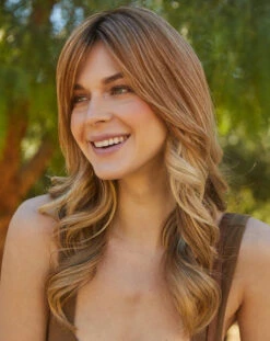 Remy Human Hair Topper 10" By Amore | Mono Top -Personalized Fake Store RemyTP10HazenutCreamRoot10