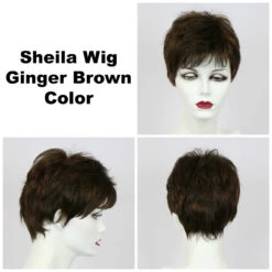 Sheila Petite Wig By Godiva's Secret Wigs 14 Sheila Petite Wig By Godiva's Secret Wigs -Personalized Fake Store Sheila Ginger Brown 36907.1458852619.1280.1280