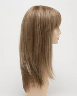 Taryn Wig By Envy| Mono Top | Human Hair | Synthetic Blend -Personalized Fake Store TarynRightSide GingerCream