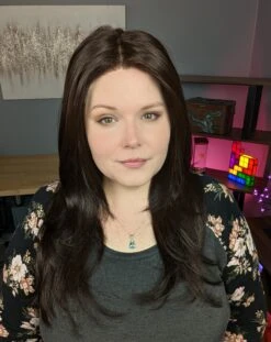 Blaze Wig By TressAllure | Mono Top -Personalized Fake Store TressAllureBlazeinCocoaBeanFront