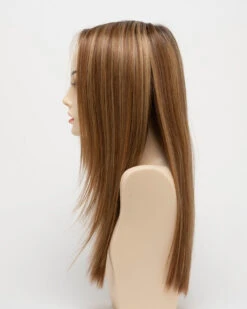 Veronica Wig By Envy | Mono Top | Human Hair | Synthetic Blend -Personalized Fake Store VeronicaLeftSide GoldenNutmeg