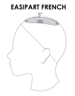 EasiPart Topper French 12" | Remy Human Hair -Personalized Fake Store easiPart French Coverage a339ded2 4165 460e b313 f0b301c00e65