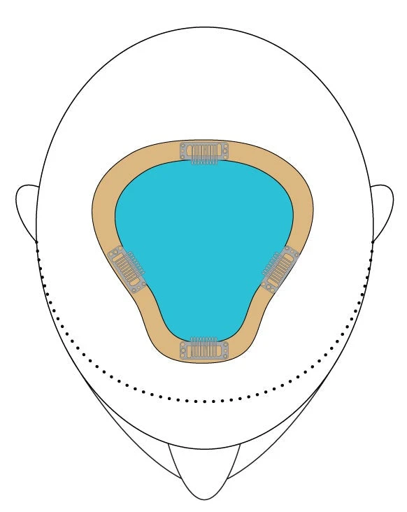 EasiPart XL 8" | Remy Human Hair 5 EasiPart XL 8" | Remy Human Hair - Image 5