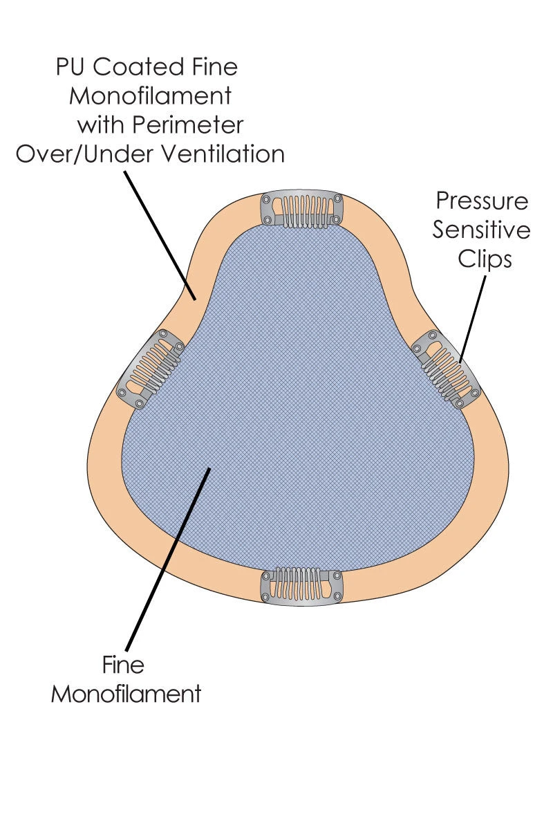 EasiPart XL Topper 12" | Remy Human Hair 7 EasiPart XL Topper 12" | Remy Human Hair - Image 7