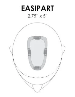 EasiPart Topper 8" | Remy Human Hair | Renau Exclusive -Personalized Fake Store easipart placement base dimension d33da816 ee39 4c0d a5e6 420a023a3179