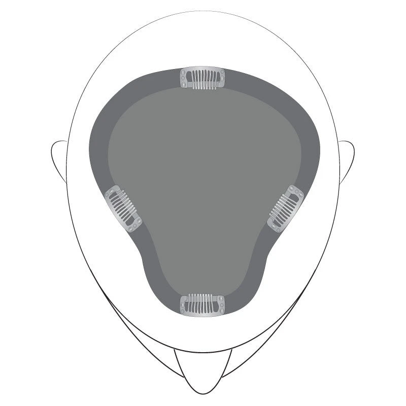 EasiPart XL Topper 12" | Remy Human Hair 8 EasiPart XL Topper 12" | Remy Human Hair - Image 8